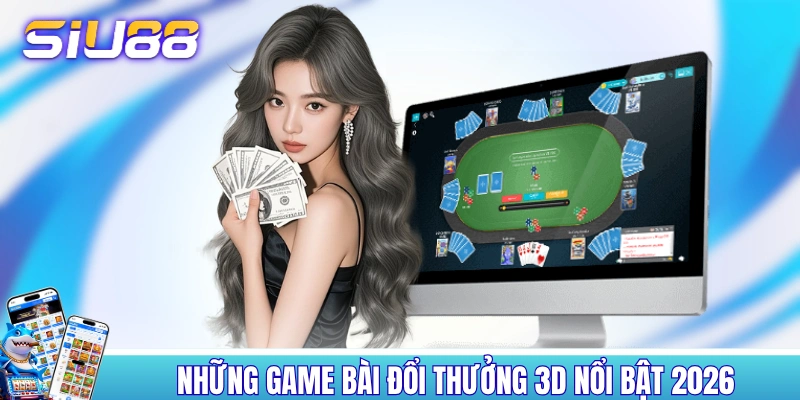 Game Bài 3D - Thể Loại Game Đổi Thưởng Ăn Khách Nhất 2026 Những game bài đổi thưởng 3D nổi bật 2026